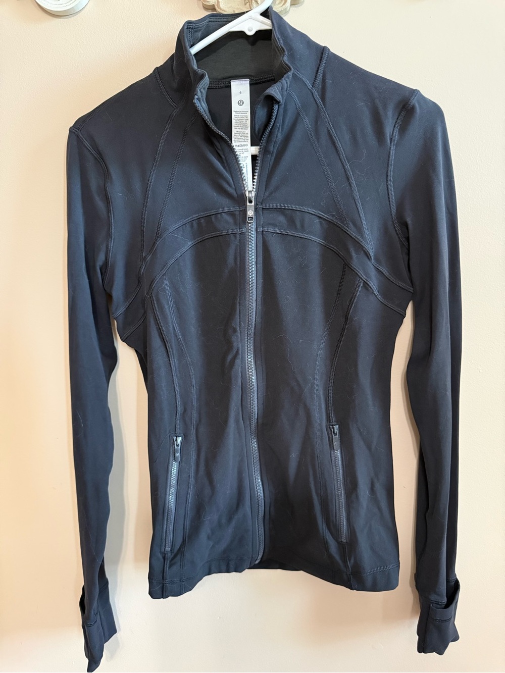 Lululemon Define Jacket Black Full-Zip Sz 6